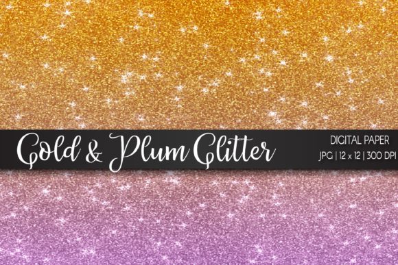 Download Gold and Plum Glitter Digital Paper - Plum glitter Collection