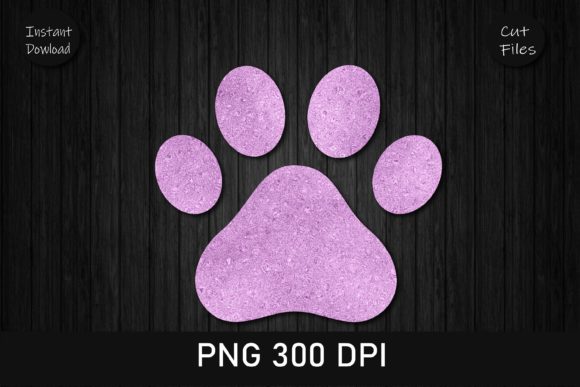 Download Plum Glitter Paw Clipart - Plum glitter Collection