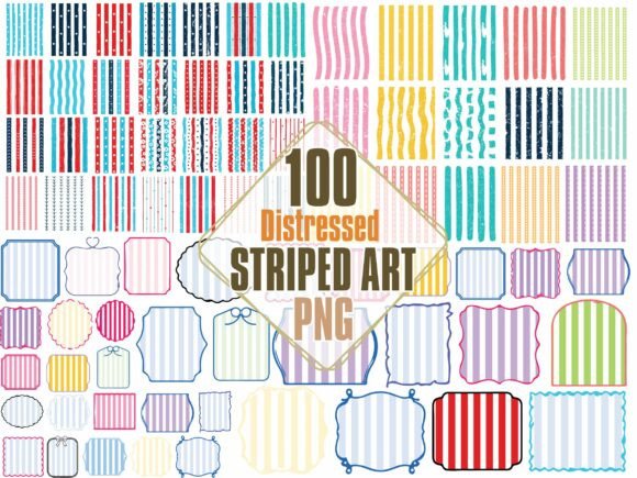 Download Distressed Striped SVG Bundle - Striped Collection