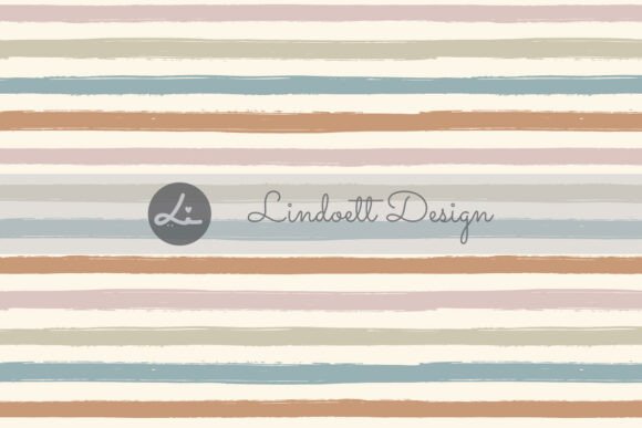 Download Hand Drawn Pastel Striped Pattern - Striped Collection